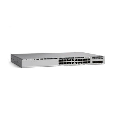 24-poort PoE 4x1G uplink Switch C9200L-24P-4G-E 9200 serie met LACP en voorraadstatus