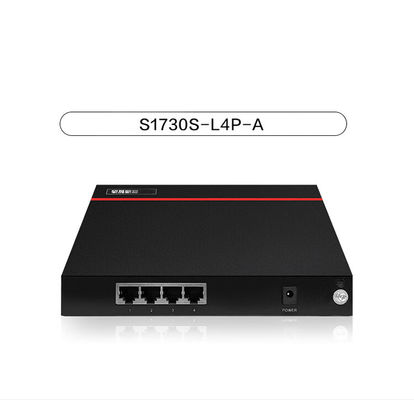 4 poort PoE Ethernet-switch S1730S-L4P-A voor full duplex half duplex communicatie