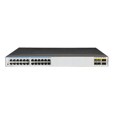 24-poort GE RJ45 4-poort 10G SFP 2-poort 40G QSFP Switch met VLAN-ondersteuning en ventilatoruitlaat