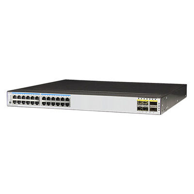 24-poort GE RJ45 4-poort 10G SFP 2-poort 40G QSFP Switch met VLAN-ondersteuning en ventilatoruitlaat
