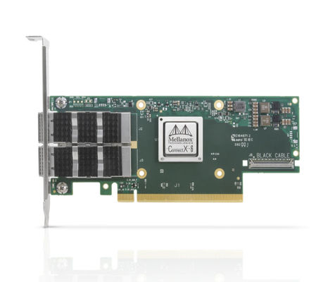 Mellanox MCX653106A-HDAT Netwerkadapterkaart met 10/100Mbps transmissie snelheid