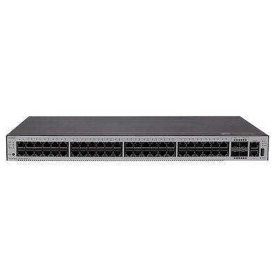 High Capacity 48 Port SFP Fiber Optical Switch S5735-L48T4S-A1 met 1U Chassis Height