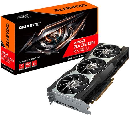 GDDR6 256 bit GPU kaart RX 6800 XT 2NS gaming videokaart