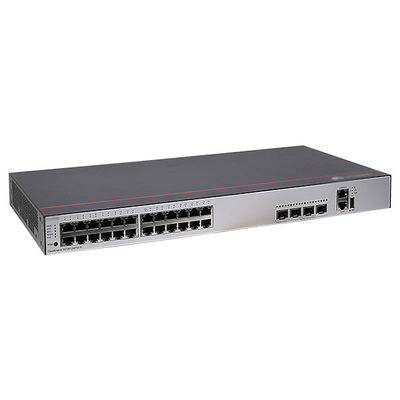 VLAN-ondersteuning CloudEngine S5735-L24P4X-A 24 poorten Gigabit 4 10G Optical POE Network Managed Switch