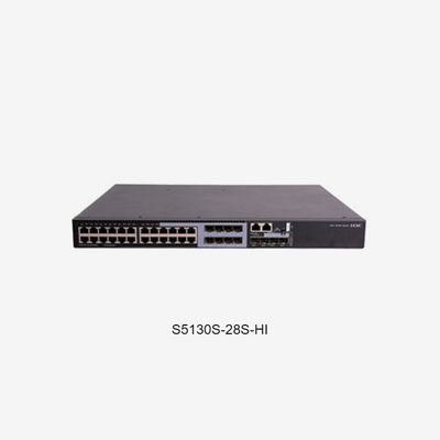S5130S-28S-HI Ethernet-switch met MTBF jaar 174,61 en doorstuurcapaciteit 96Mpps
